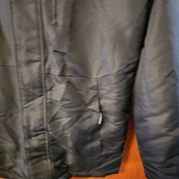 Men's Small All In Motion Black Hooded Zip Up Puffer Coat EUC - Picture 5 of 10